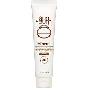 Sun Bum Mineral SPF 30 Tinted Sunscreen Face Lotion | Vegan and Reef Friendly (Octinoxate & Oxybenzo | Amazon (US)