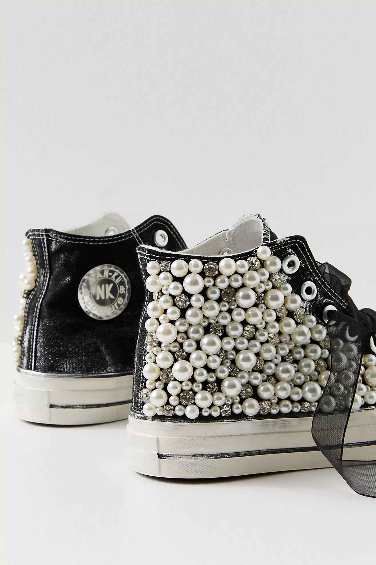 Pearl Crush Hi Top Sneakers | Free People (Global - UK&FR Excluded)
