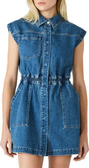 Robbie Denim Minidress | Nordstrom