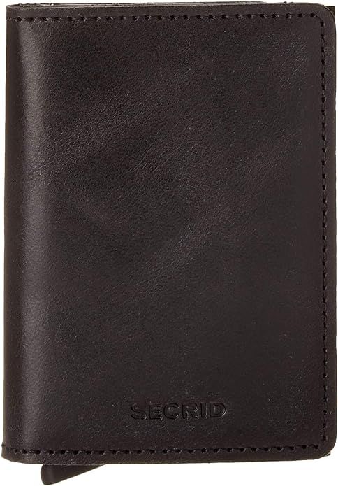 Secrid Men Slim Wallet Genuine Leather RFID Card Case Max 12 Cards | Amazon (US)