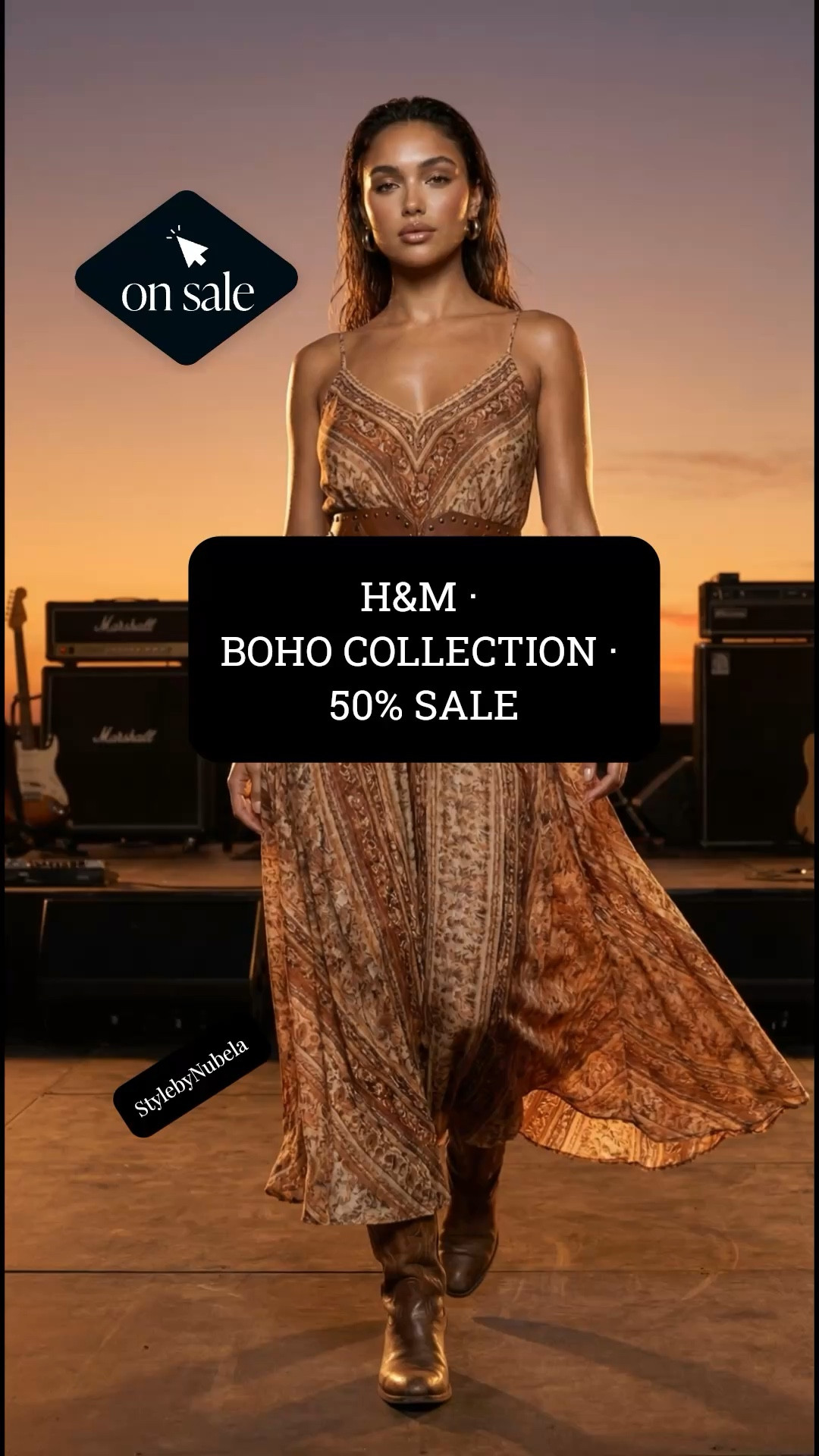 50% off this weekend only. While stocks last. Casual Boho western, country, festival Flowing silhouettes, earthy tones. 

#LTKPlusSize #LTKTall
#LTKPetite #LTKBump
#LTKmomlife #LTKOver40
#LTKMidsize #LTKvlog
#LTKgrwm #LTKootd
#LTKdayinmylife
#LTKSaleAlert 
#LTKSeasonal #LTKmomlife
#LTKFestival #LTKFashion 

H&M Boho Collection sale, boho chic outfits women, flowy summer dresses H&M, casual boho style 2026, Pinterest boho fashion inspiration

#HMBoboCollection #BohoChic #EverydayBoho #EffortlessStyle #ModernWomenStyle #PinterestFashion #LTKFinds