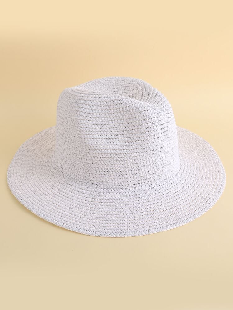 Solid Straw Hat | SHEIN