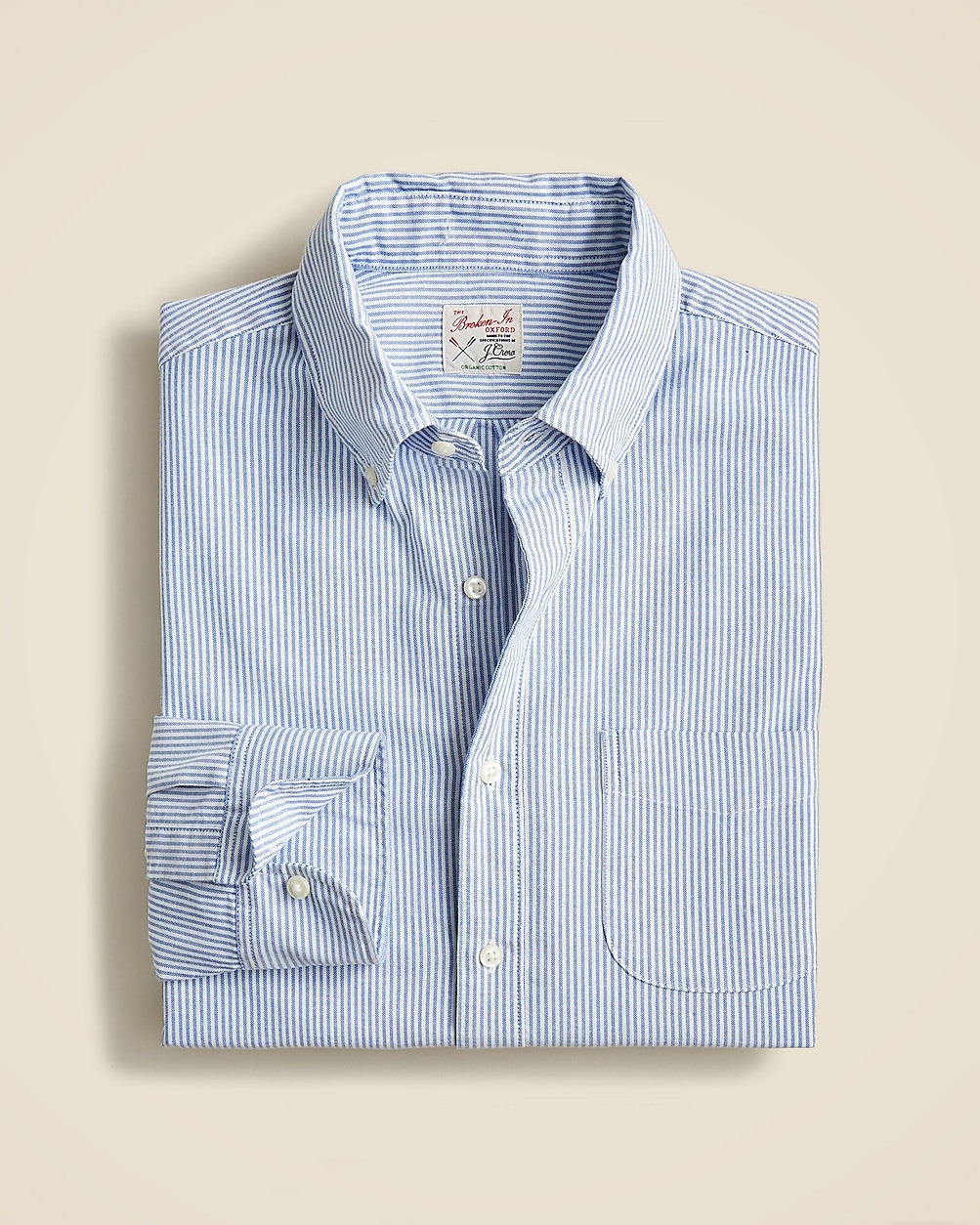 Broken-in organic cotton oxford shirt | J. Crew US
