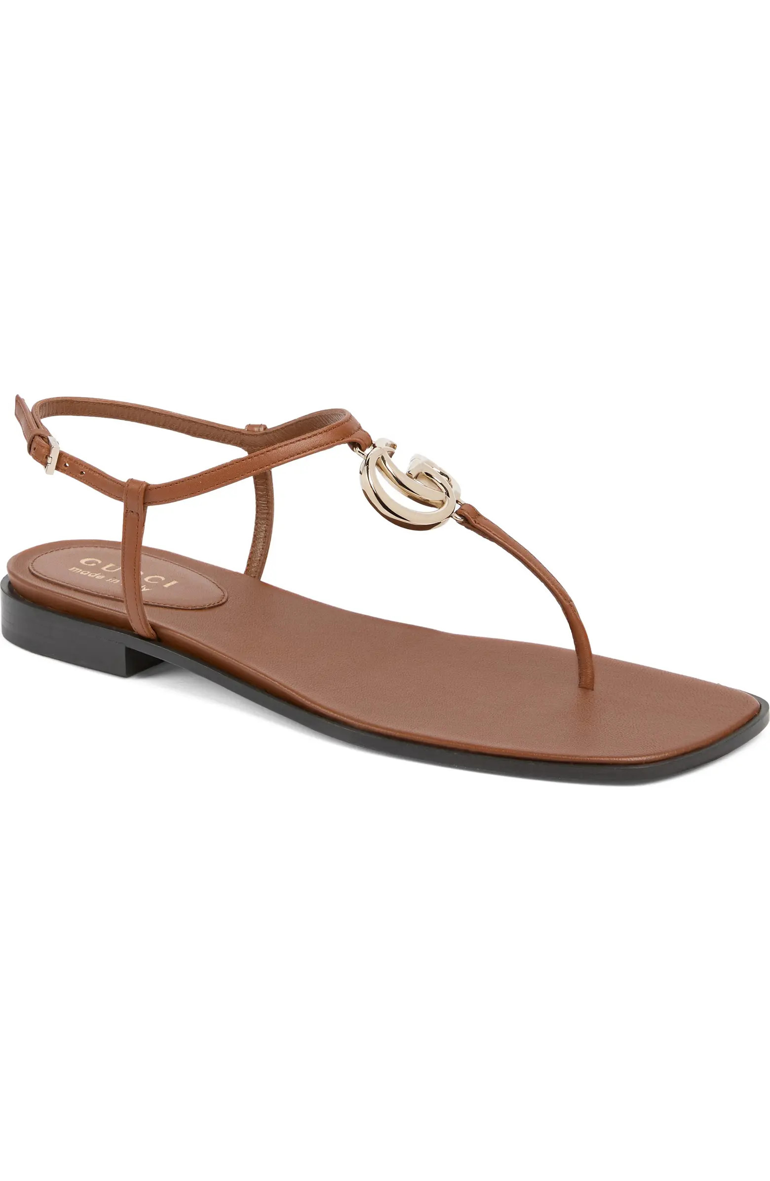 Marmont GG T-Strap Sandal (Women) | Nordstrom