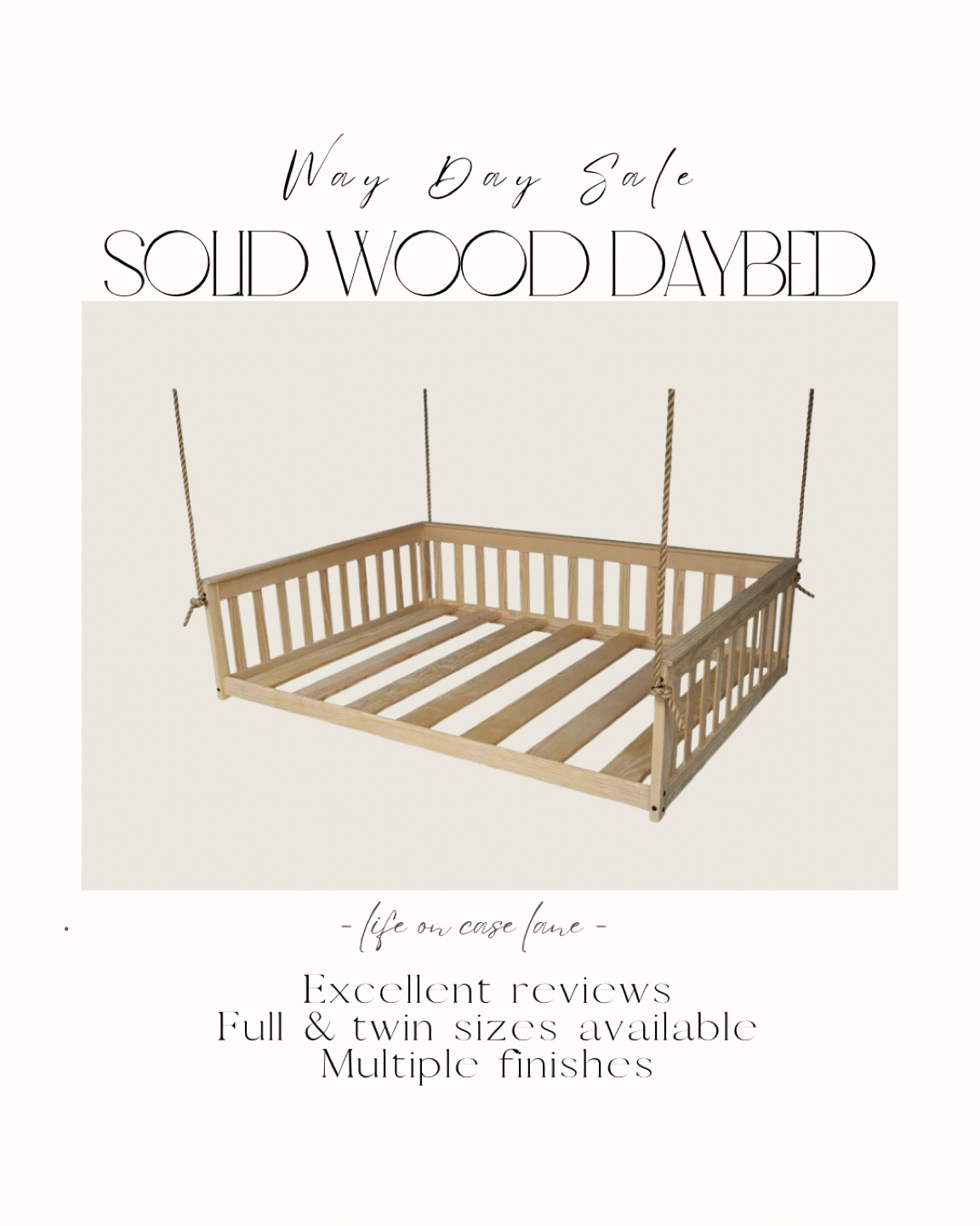 Porch bed - comes in twin and full with excellent reviews 

#LTKxWayDay 

#LTKsalealert #LTKhome