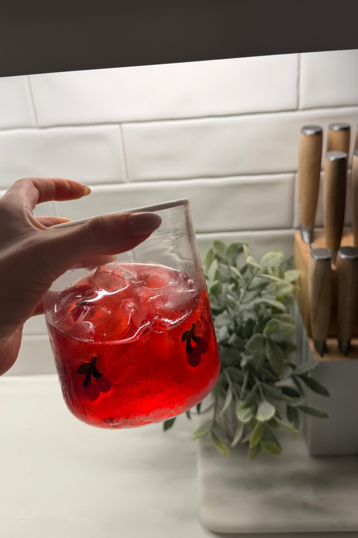 cute cherry glass! i also have the lime one  