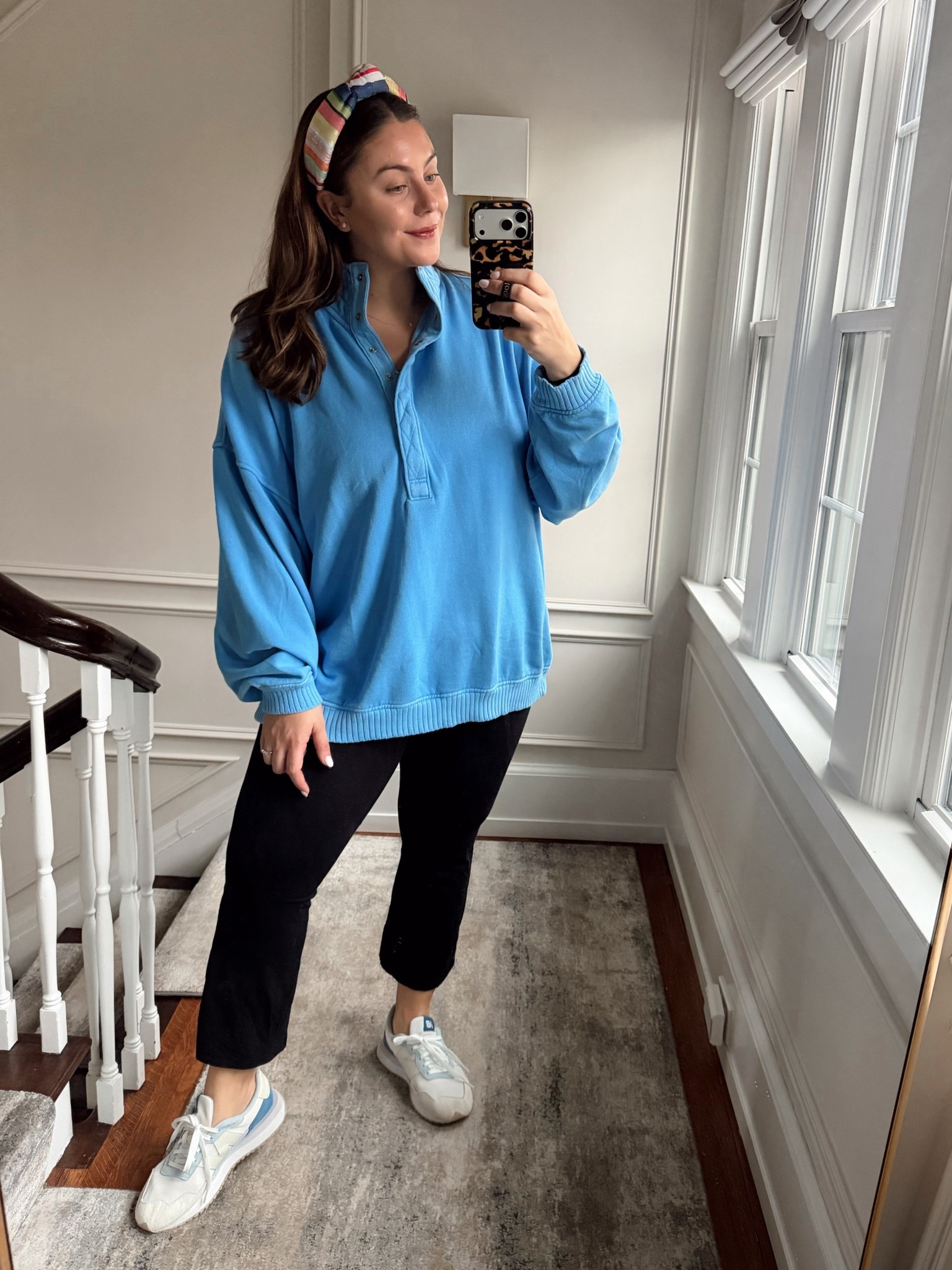 Wearing size XXL in sweater & XL in leggings. Use CARALYN15 at Spanx. 

#LTKMidsize #LTKootd #LTKActive