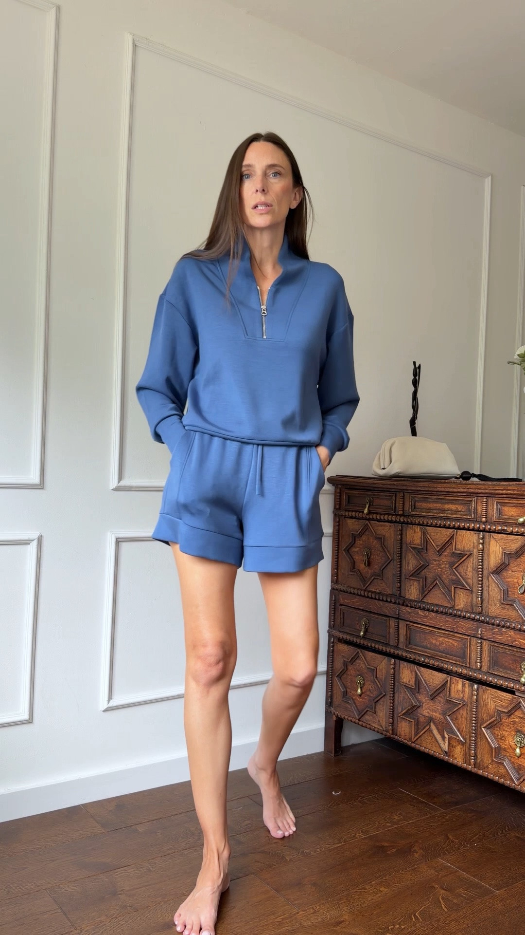 Size info:
Blue sweatshirt, S
Blue leggings, M
Blue shorts, S
Black trousers, S BUT THEY COME UP BIG! Size down
Lace cami, S
Blue bikini top, S
Blue bikini bottoms, M
Dark blue bikini, S in both
Black bikini, S in both
Cream one piece, S
Black flowing trousers, S
Brown crochet beach skirt, 8
White shorts, S
Brown ruffle top, S
Blue satin slip dress, 8

Airport outfit, travel outfit, bikini, beach outfit, beach cover up, Ibiza outfit

#LTKsummer #LTKswimwear #LTKdresses