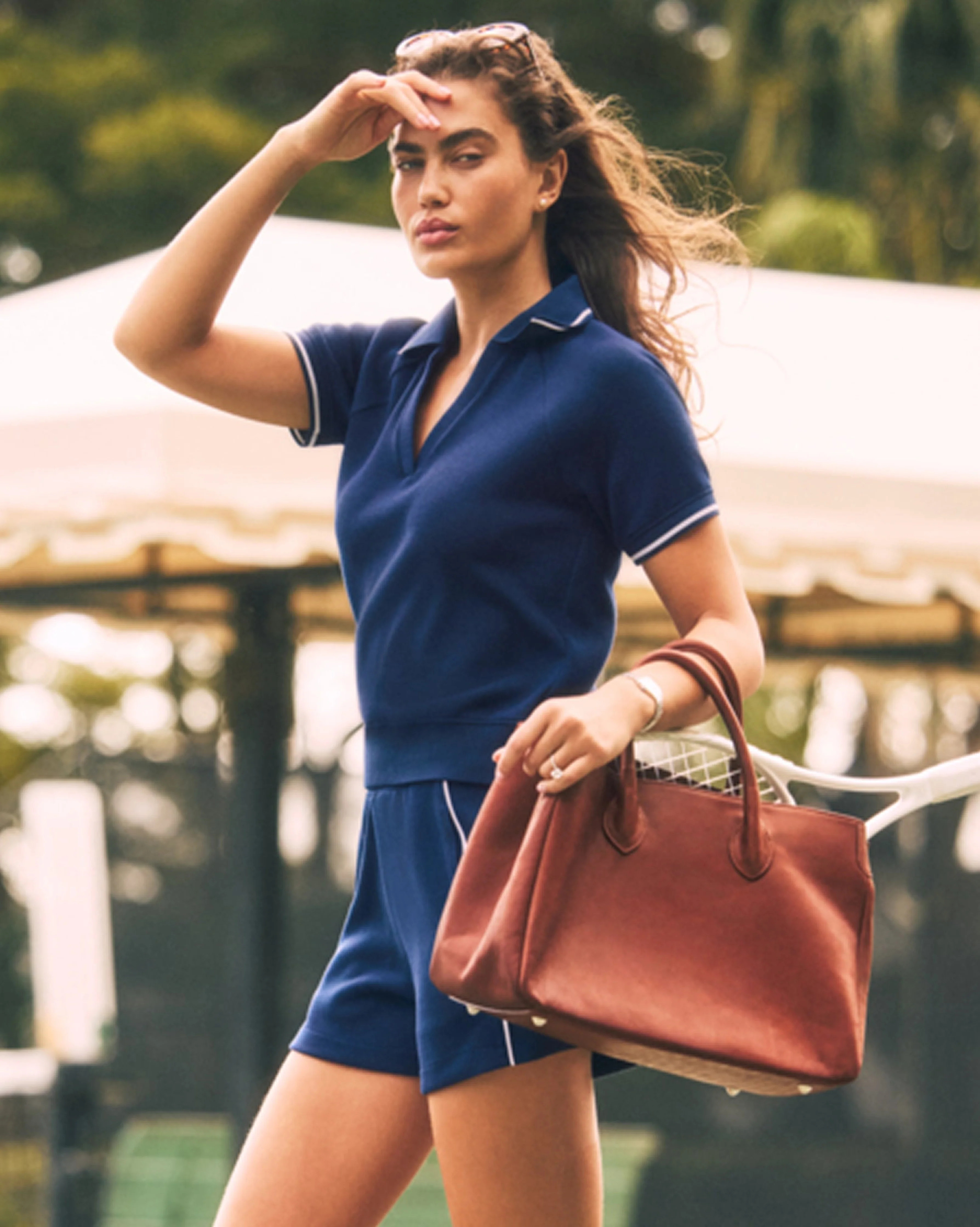 SPANX® AirEssentials Pique Polo Top | Spanx