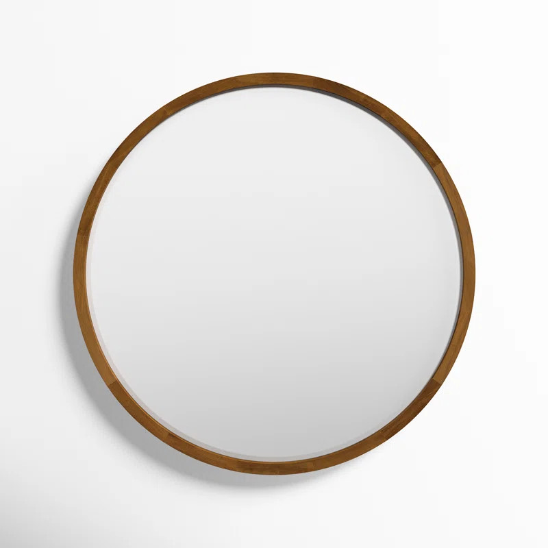 Glover Solid Wood Flat Wall Mirror | Wayfair North America