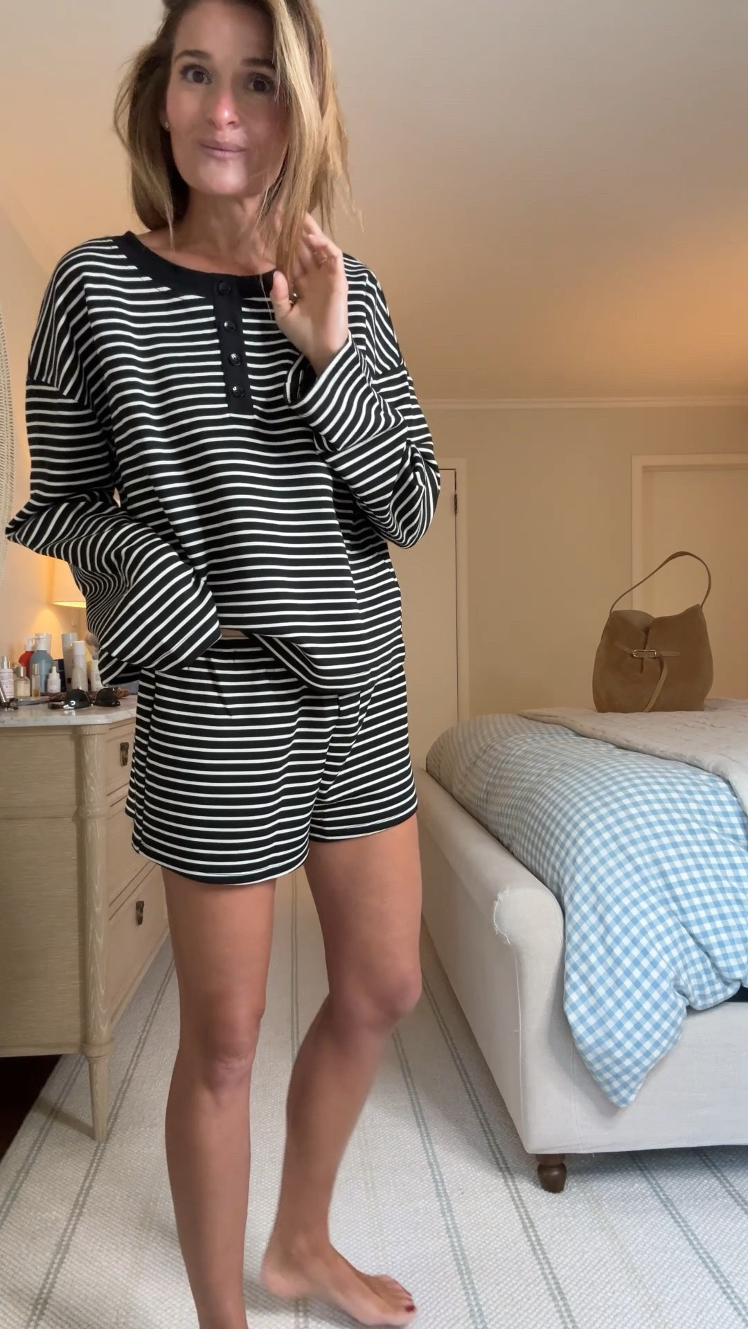 Set runs tts. In a small in both. If you’re between size up in the shorts. I can’t link my set here but you can find it on my Shopmy page under “daily outfits” xx

#LTKgrwm #LTKdayinmylife #LTKootd