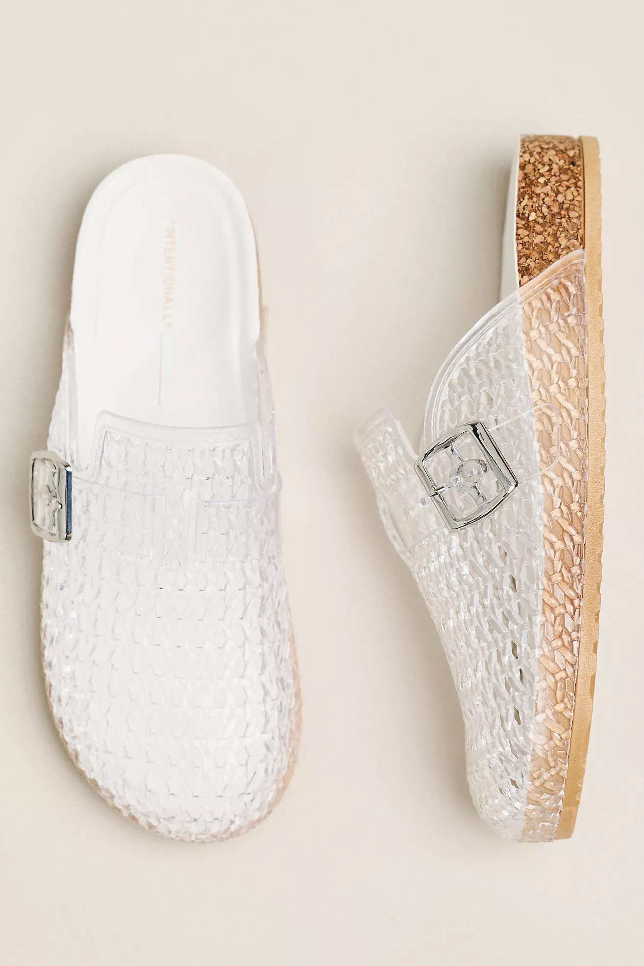 Intentionally Blank Buckle Mules | Anthropologie (US)