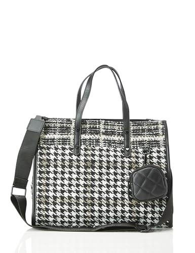 Betsey Johnson XOBECCA Quilted Tote, Houndstooth | Amazon (US)