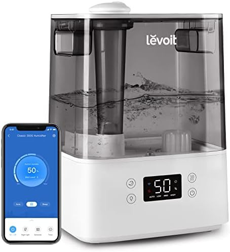 LEVOIT Humidifiers for Bedroom Large Room Home, 6L Top Fill Cool Mist for Baby and Plants, Essential | Amazon (US)