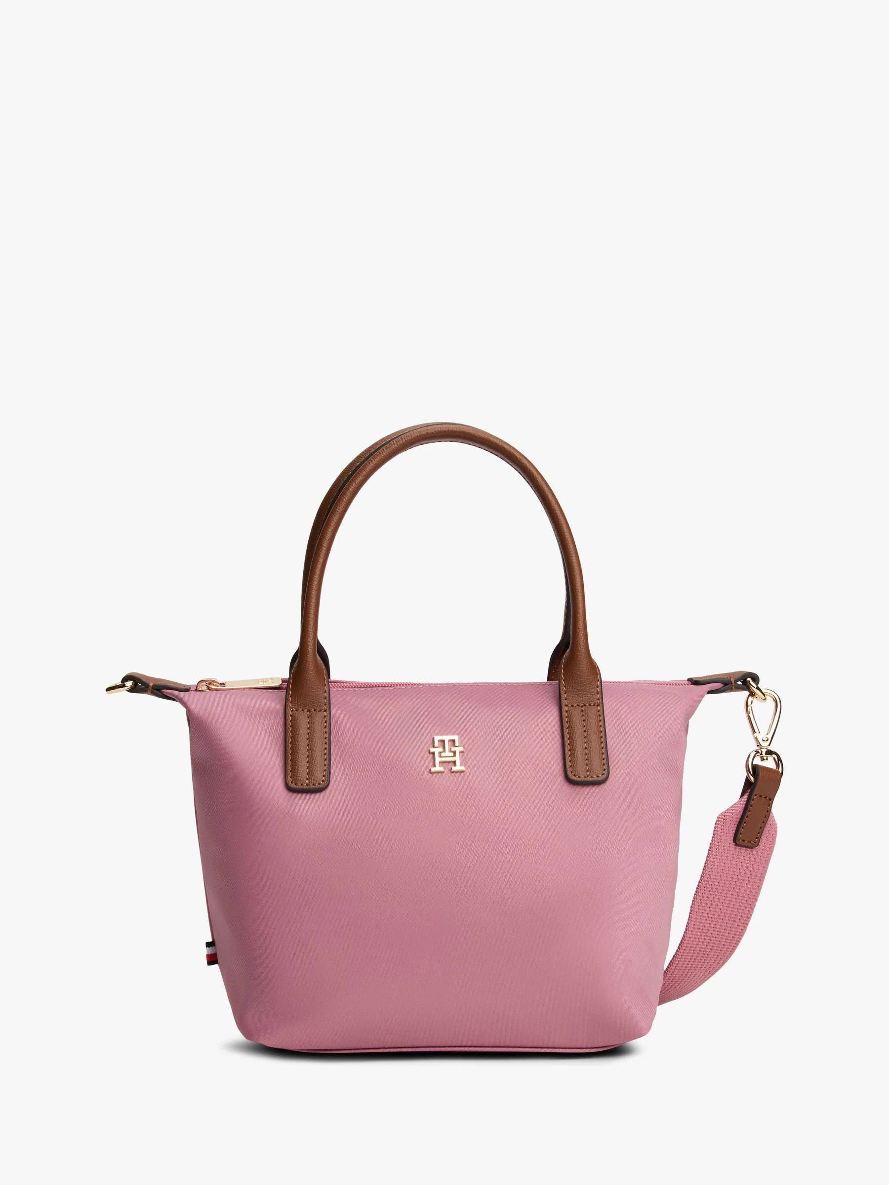Tommy Hilfiger Tommy Hilfiger Pink Webbing Crossbody Tote Bag | Next US