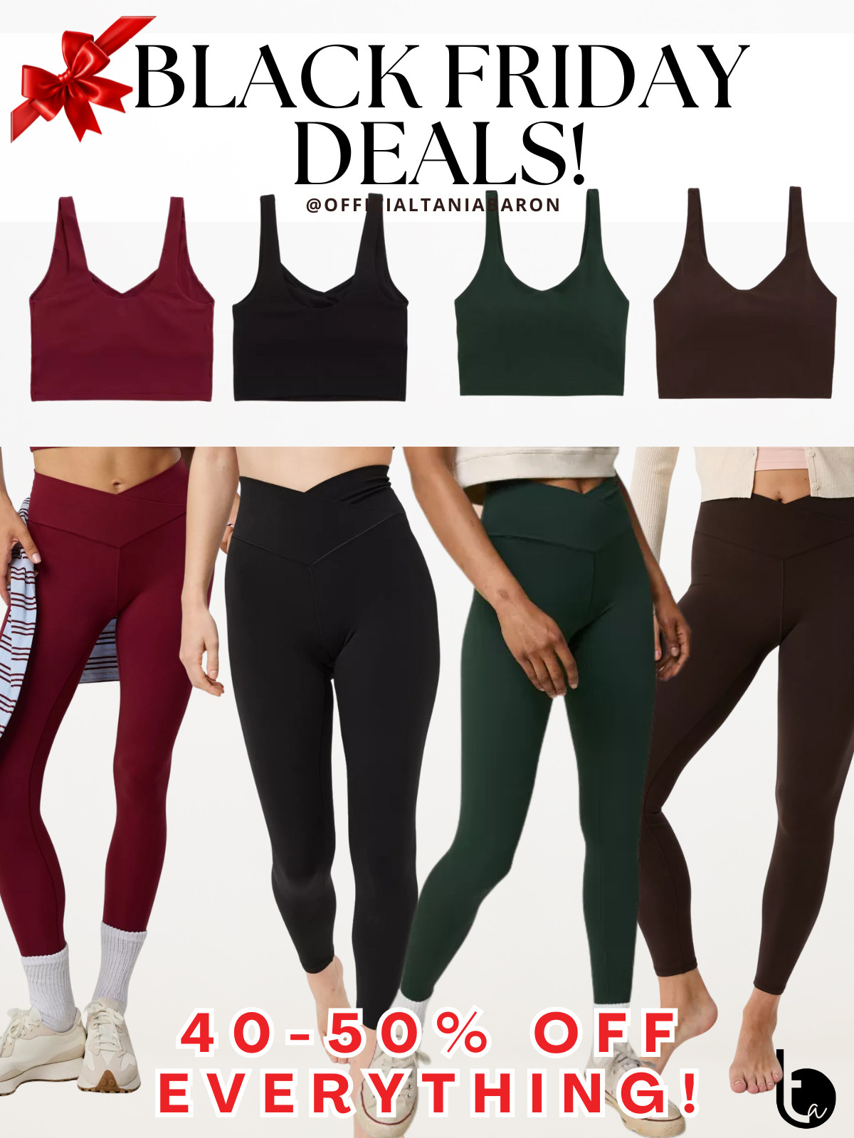 Hands down the softest buttery leggings that are sooooo flattering with the crossover V waist. I also love the Flare versions. 

I get compliments every time I wear these sets. You will not regret these... and won't break the bank.

Runs TTS. I wear XS in bottoms and tops.

 

 #LTKCyberWeek #LTKfitnessgoals #LTKActive