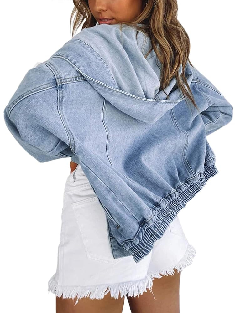 Women's Oversized Denim Jacket | Amazon (US)