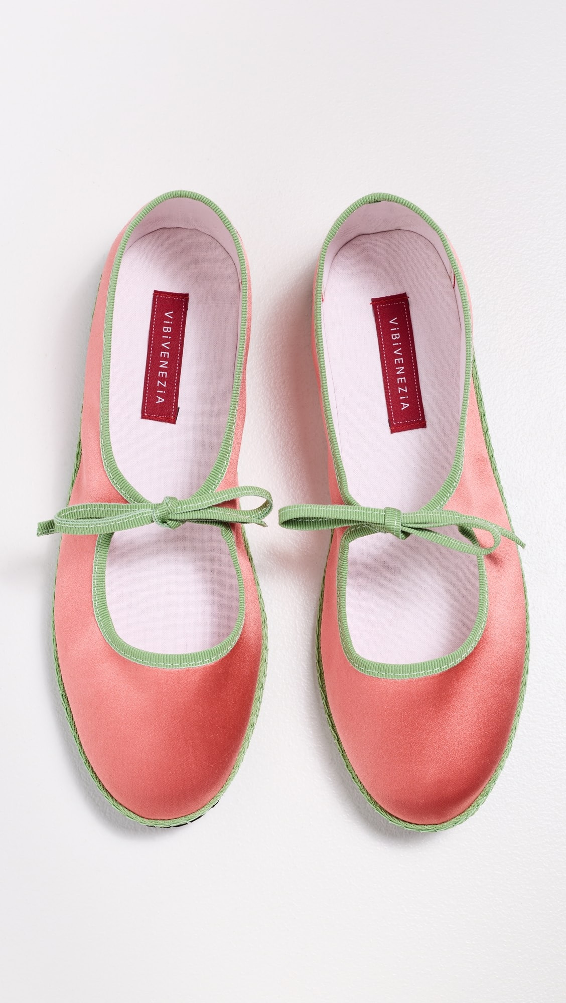 Brigitte Silk Mary Jane Flats | Shopbop
