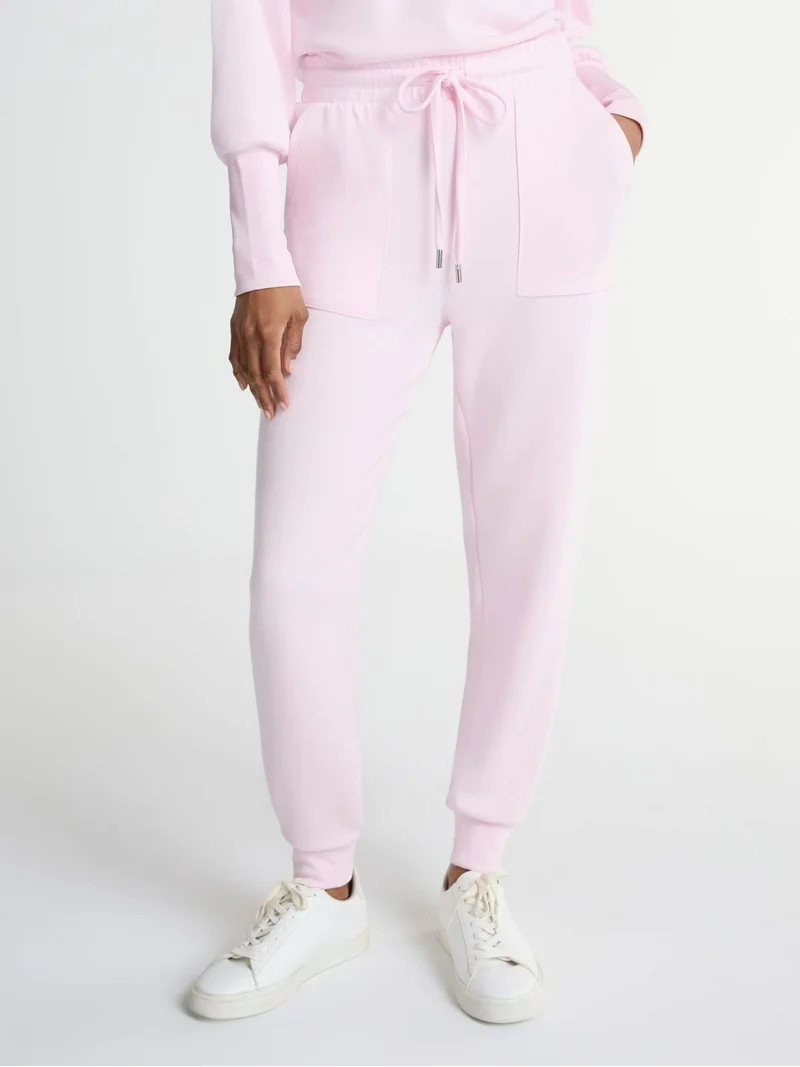 Scoop Women’s and Women’s Plus Scubaknit Joggers, Sizes XS-4X | Walmart (US)