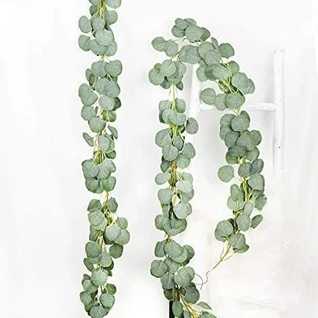 Marsmo 2 Pcs Artificial Eucalyptus Plants Faux Eucalyptus Garland Plant Hanging Decorative Eucalyptu | Walmart (US)