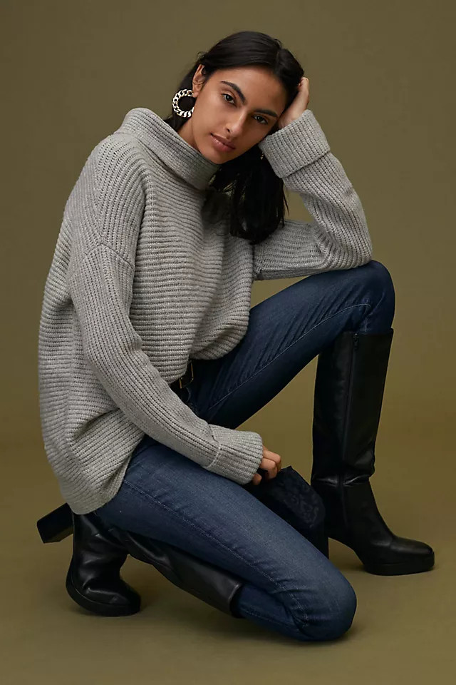 Pilcro Cowl Neck Sweater | Anthropologie (US)