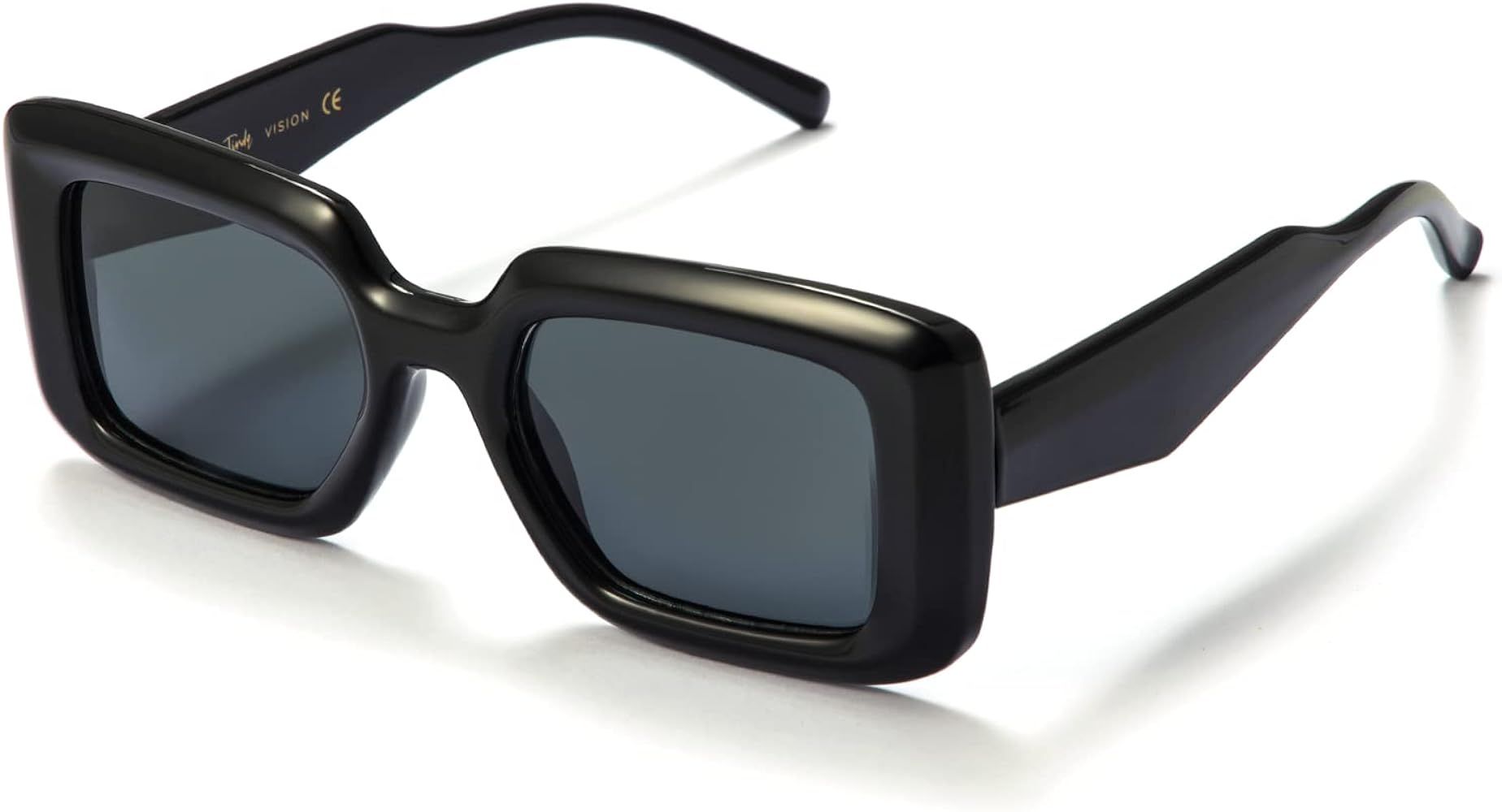 Veda Tinda Vision Polarized Rectangle Sunglasses Womens and Men Retro Trendy Square 90s Sun Glass... | Amazon (US)