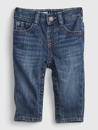 Baby 100% Organic Cotton Pull-On Slim Jeans | Gap (US)
