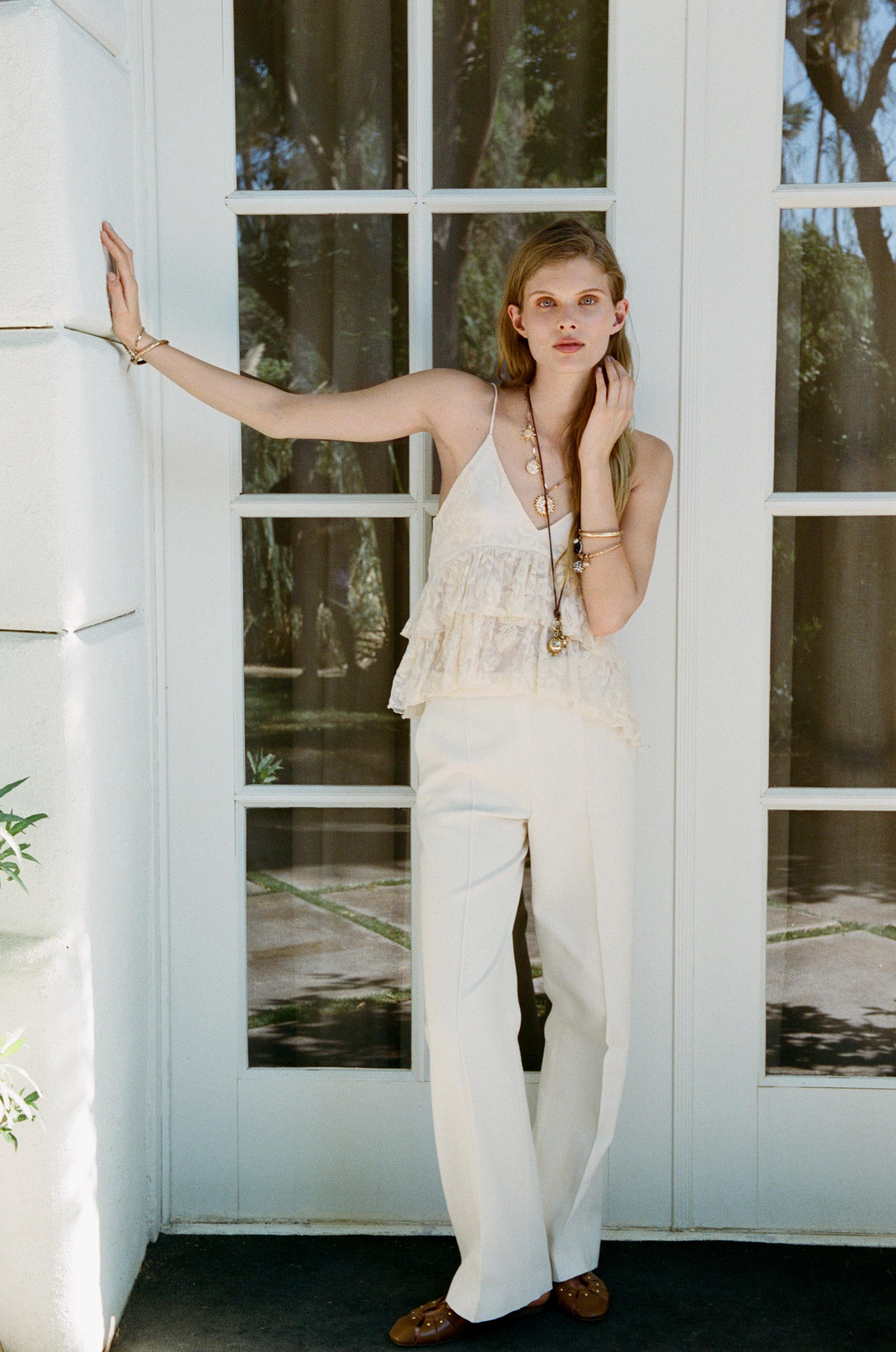 SEAMED HIGH WAIST PANTS | Zara US