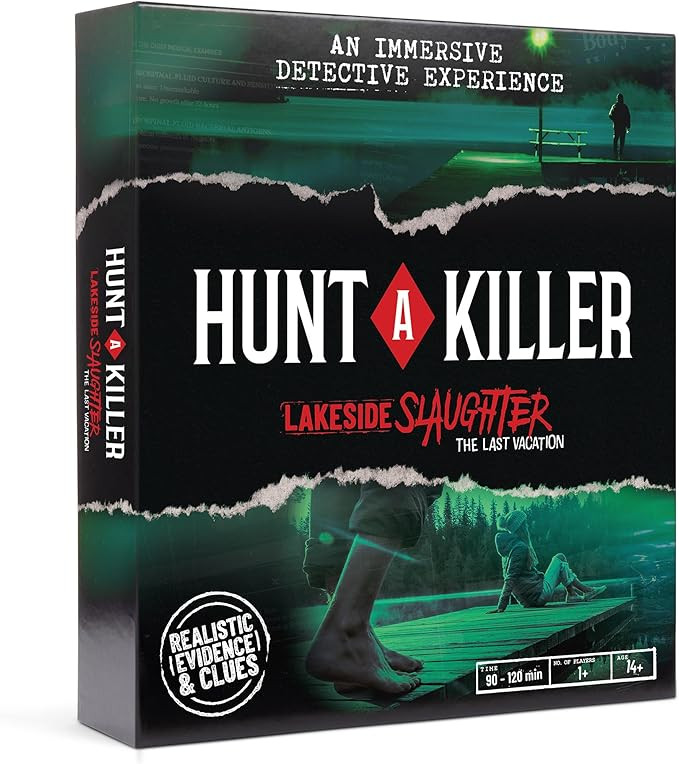 Hunt A Killer: Lakeside Slaughter – Immersive Murder Mystery Game, for Fan of Interactive Crime... | Amazon (US)