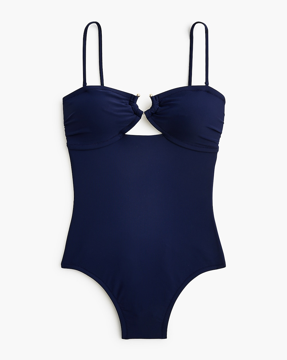 Ring one-piece swimsuit | J.Crew Factory