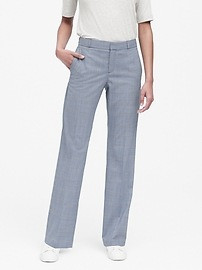 Logan Trouser-Fit Washable Wool-Blend Pant | Banana Republic US