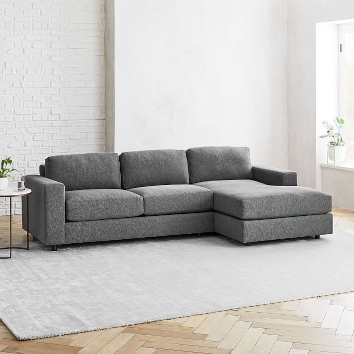 Urban 2-Piece Chaise Sectional - Small | West Elm (US)