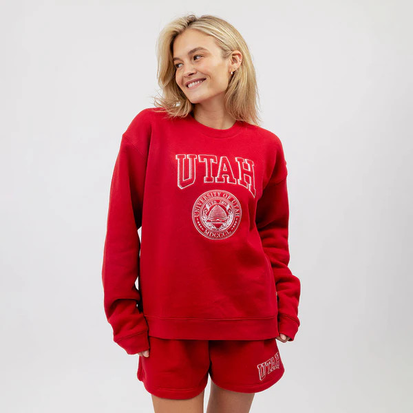 Utah Arrive Crew, Red - Seal | Albion Fit