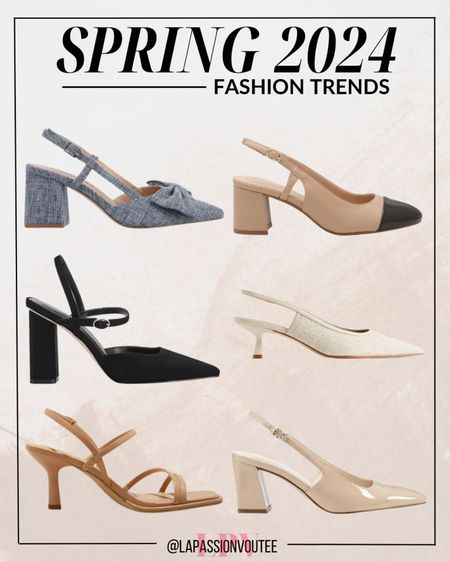 Step into the elegance of Spring 2024 with slingback heels as your fashion accomplice. Embrace the seamless fusion of comfort and style, where these chic footwear essentials elevate every stride. From refined classics to bold statements, let your feet become the canvas for a dance of sophistication and trendsetting grace.

#LTKSeasonal #LTKMostLoved #LTKshoecrush