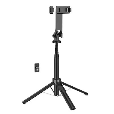 HOCO - 54" Expandable Selfie Stick and Tripod for Content Creators - Black | Best Buy U.S.