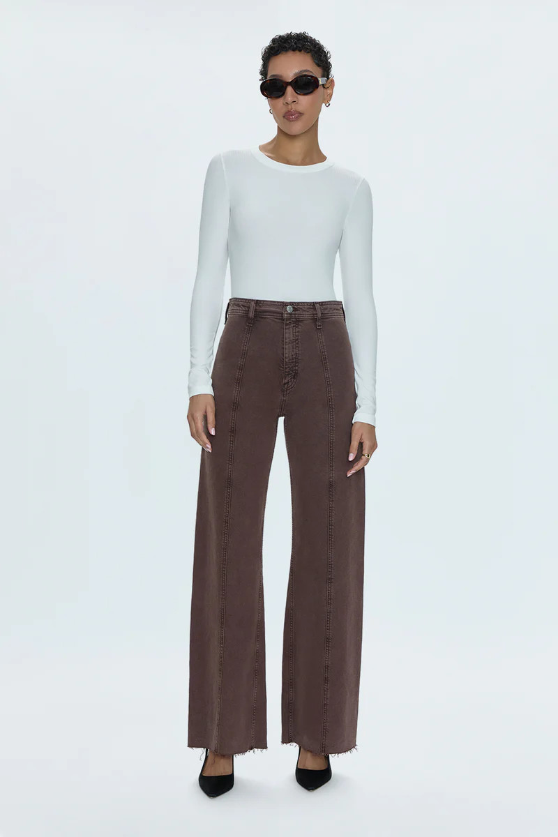 Penny High Rise Wide - Dark Roast | Pistola Denim