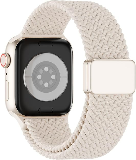 Magnetic Braided Solo Loop Compatible for Apple Watch Band 42mm 41mm 40mm 38mm 46mm 45mm 44mm 49m... | Amazon (US)