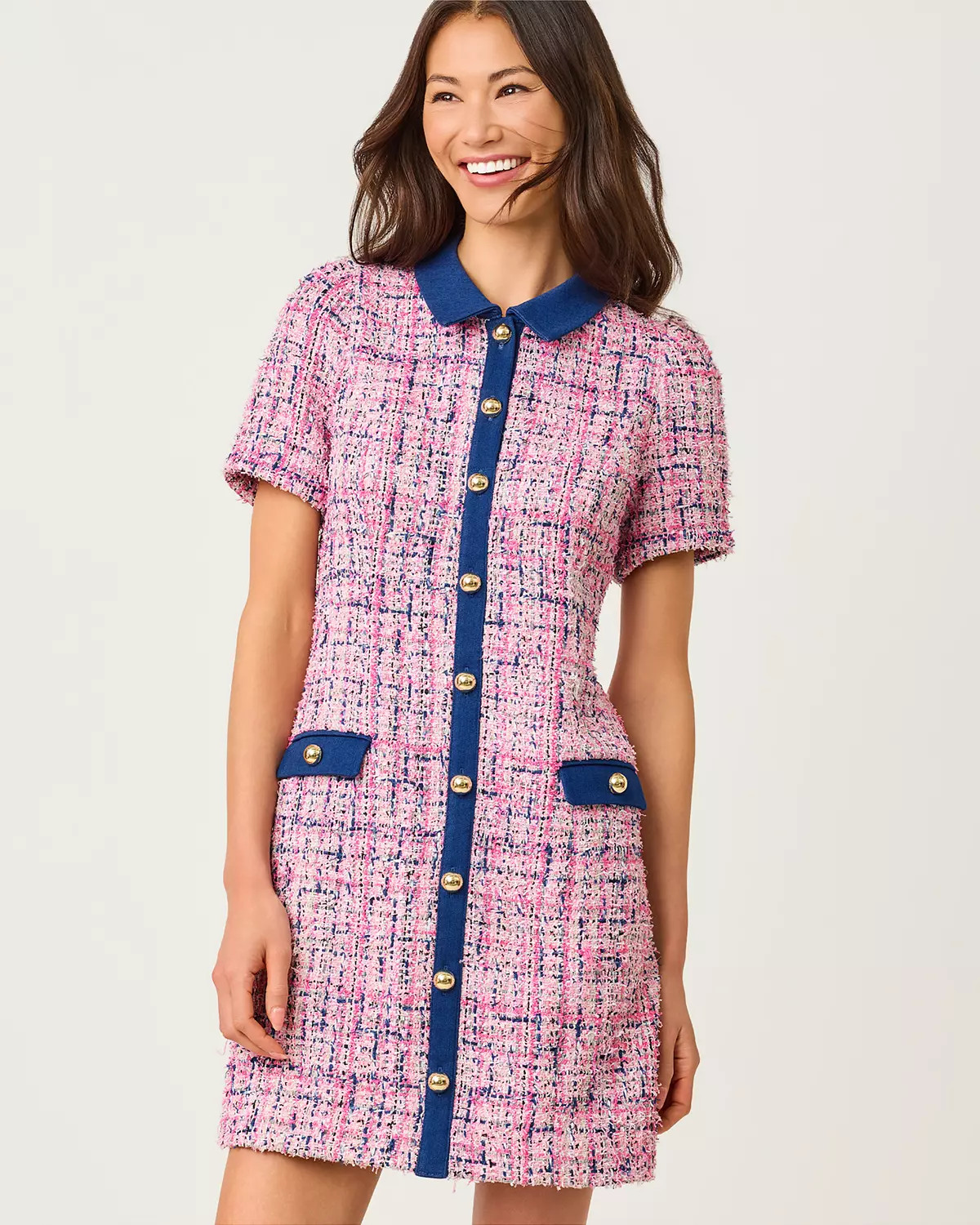 Aaryn Boucle Shift Dress | Lilly Pulitzer
