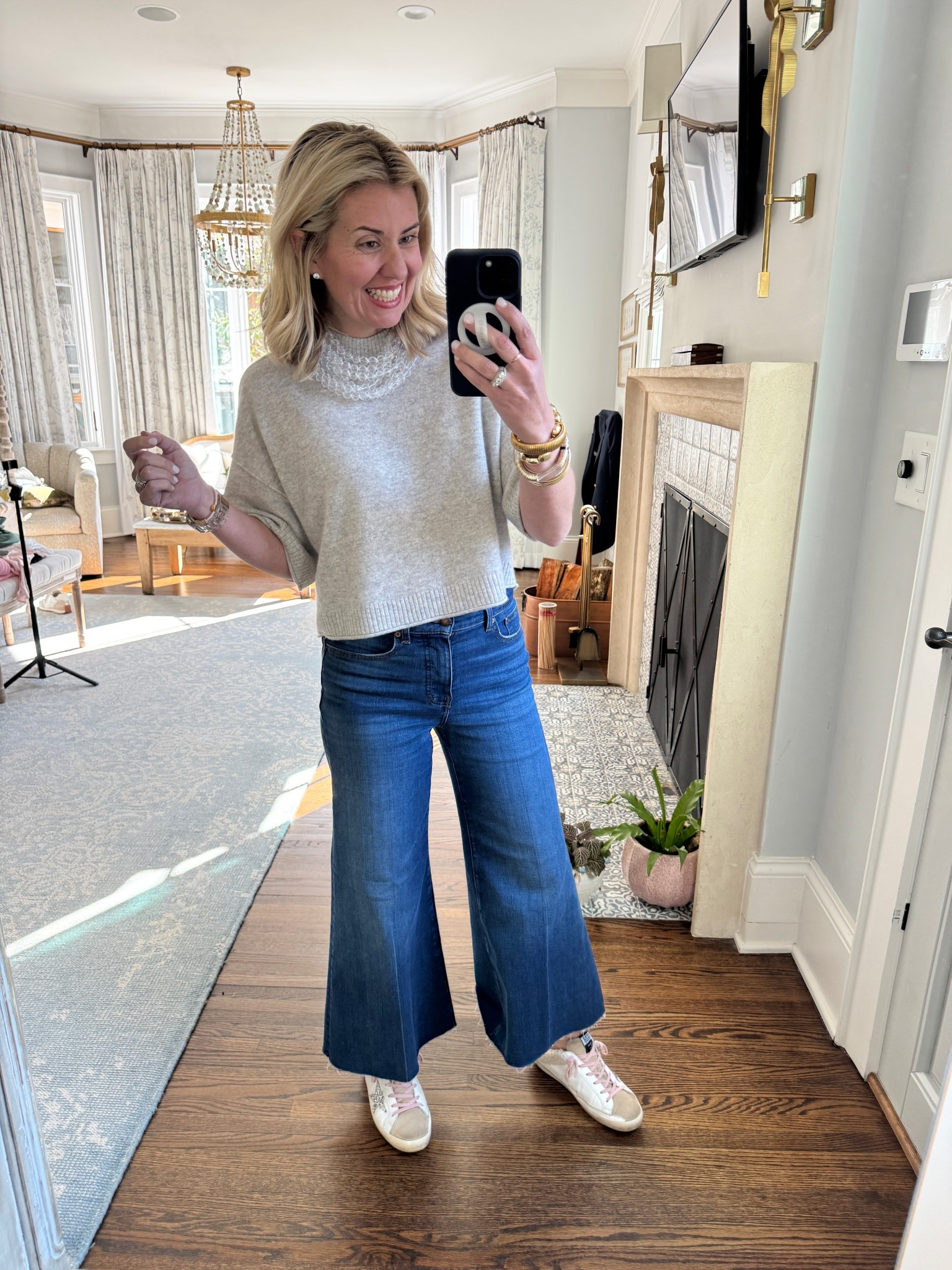 My jeans are on major sale!! 
Top - xs 
Jeans - 26P 
Sneaker - 8 tts 

#LTKootd #LTKSaleAlert #LTKdayinmylife