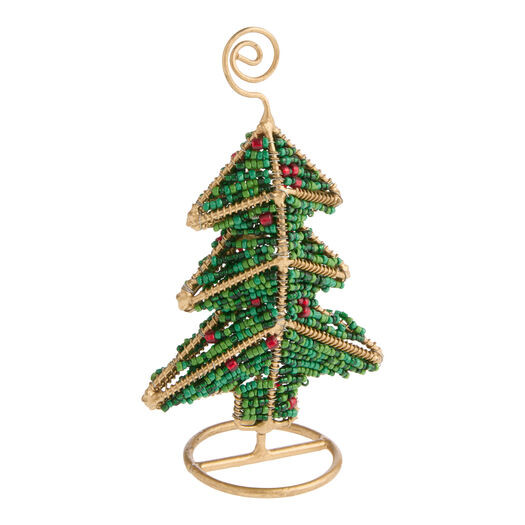 Christmas Tree Beaded Place Card Holder by World Market | World Market