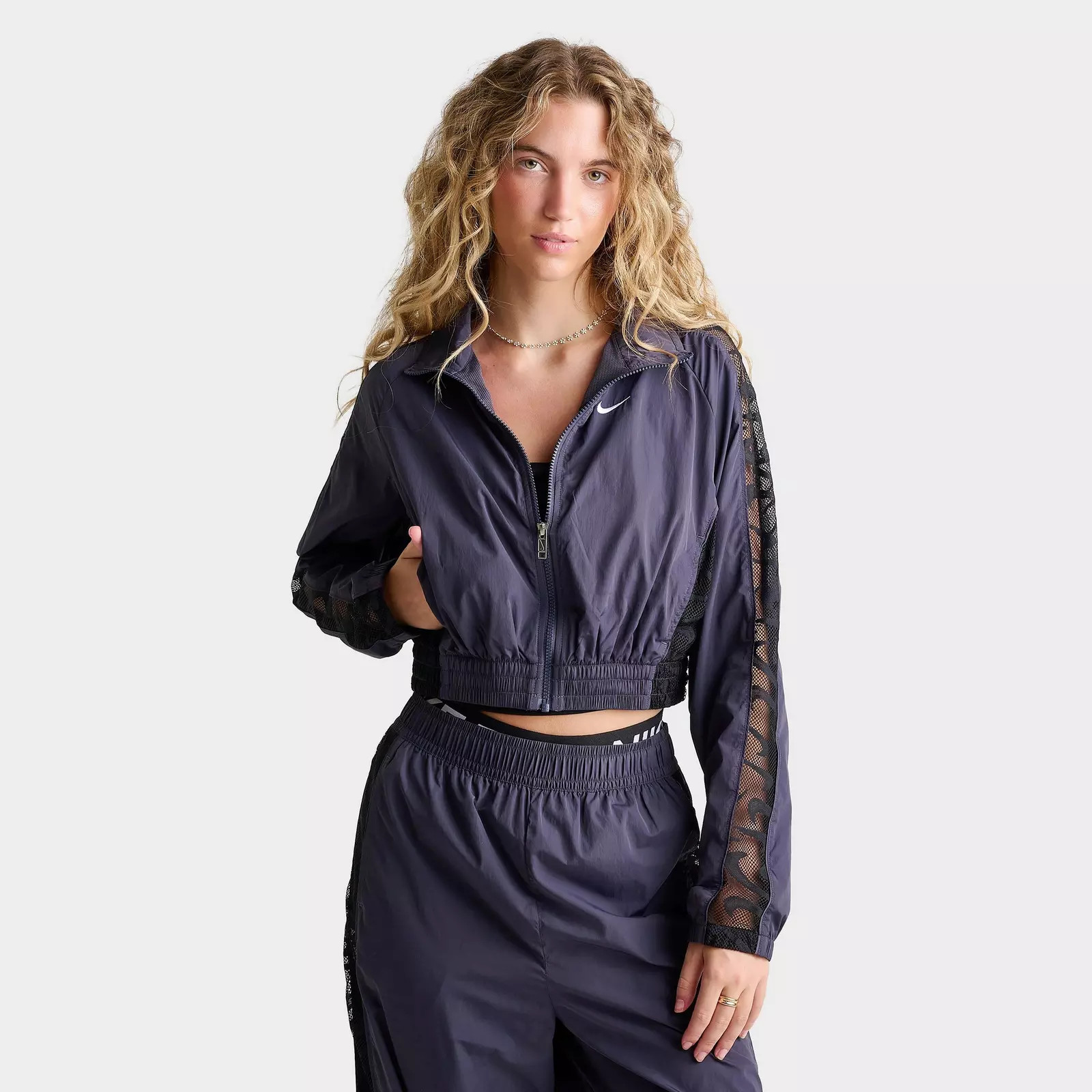 Women's Nike Sportswear Lace Cropped Full-Zip Track Jacket | JD Sports (US)