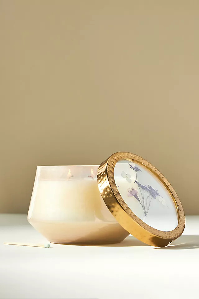 Floral Press Candle | Anthropologie (US)