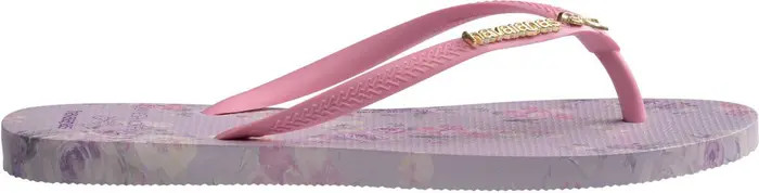 Havaianas x LoveShackFancy Slim Happy Thoughts Flip Flop (Women) | Nordstrom | Nordstrom