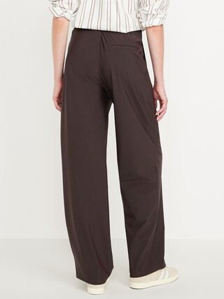 High-Waisted SleekTech Trouser Pants | Old Navy (CA)
