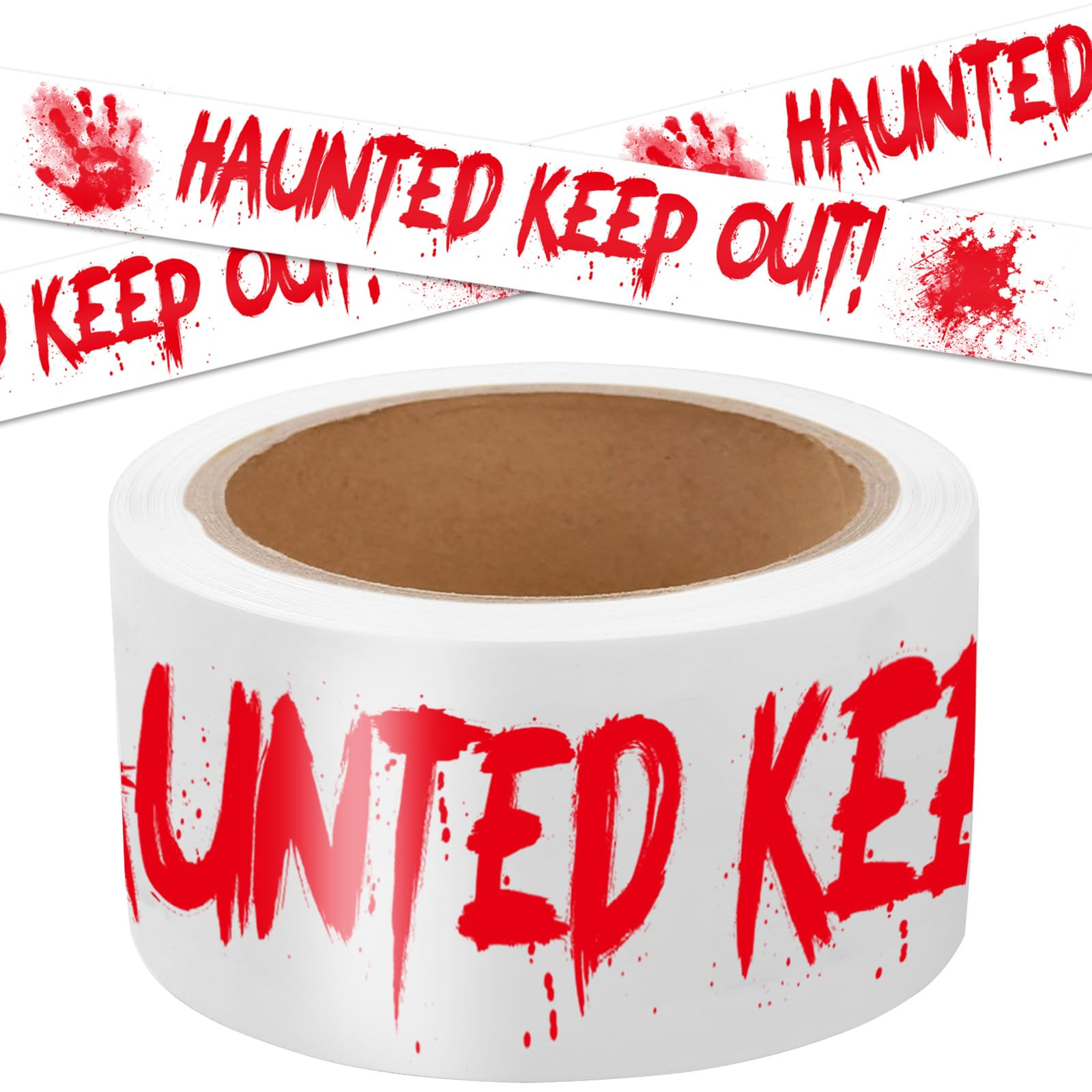 3Pcs Halloween Decorations Caution Tape 2In x 246Ft, Blood Color DO NOT ENTER and Black CAUTION, ... | Amazon (US)