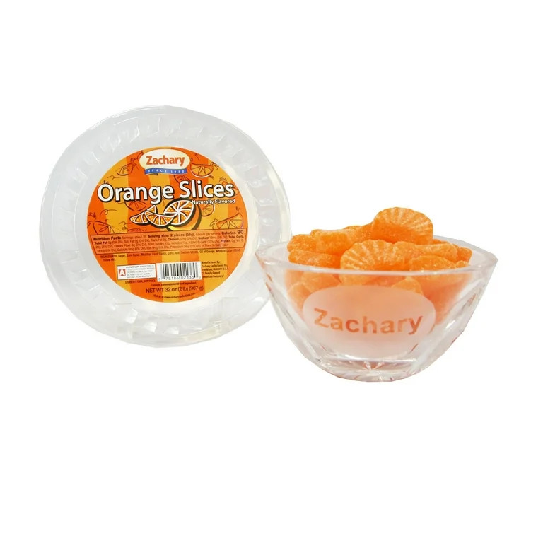 Zachary Orange Slices Jelly Candy, 32 oz. Tub | Walmart (US)