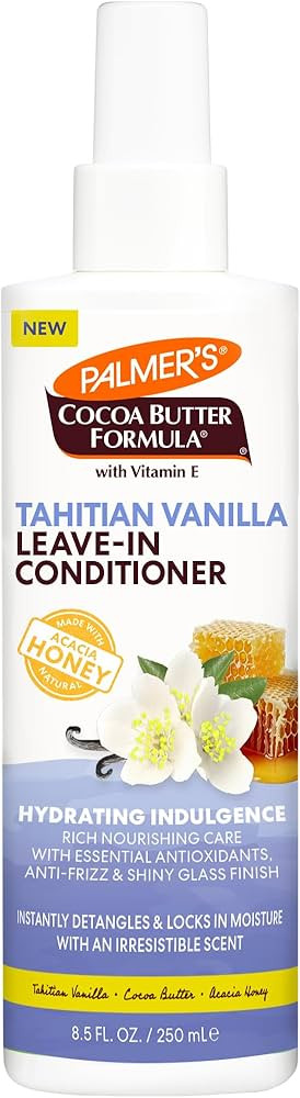 Palmer's Cocoa Butter Formula, Tahitian Vanilla Leave In Conditioner Spray, (8.5 Fl Oz), Hydratin... | Amazon (US)