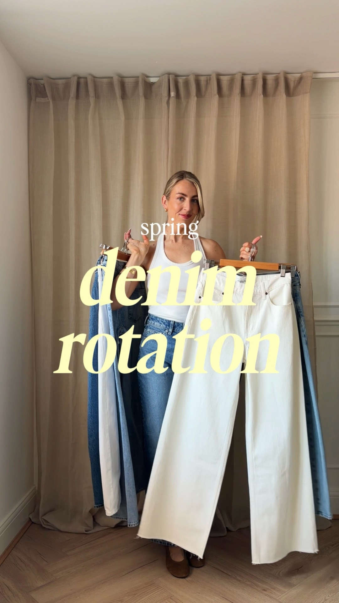 My spring denim rotation 👏🏻👖 
For size reference I am a UK 8 and 5”6 

Denim, white jeans, barrel leg jeans, wide leg jeans, Abercrombie jeans trends

#LTKUK #LTKspring #LTKspringtrends