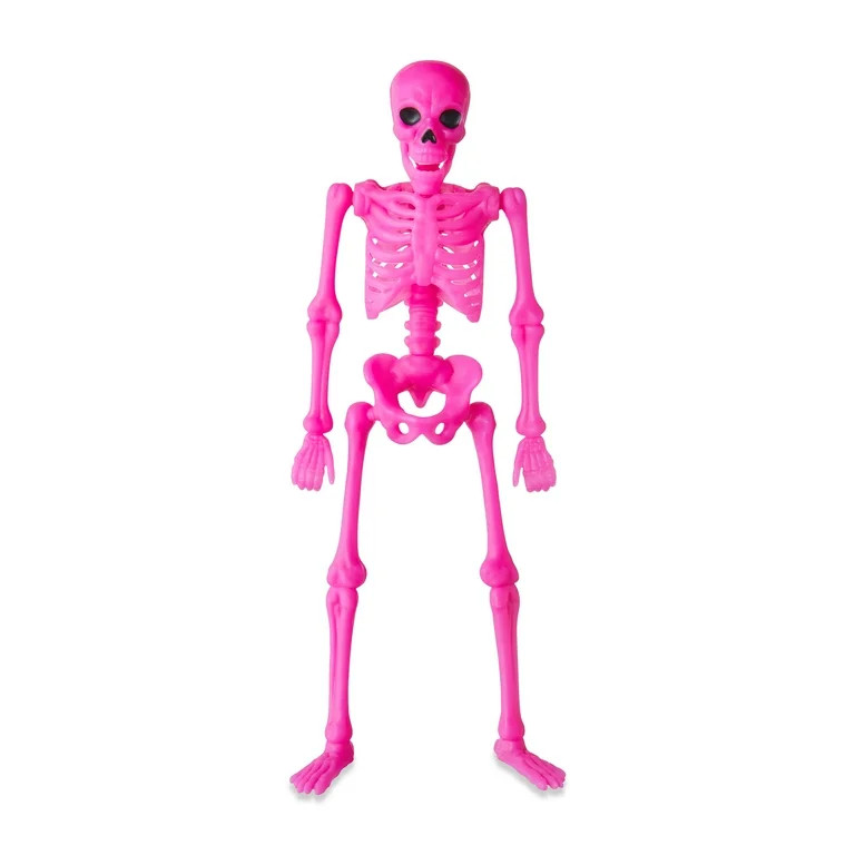 8 inch Pink Skeleton Decor, Summer Frights by Way To Celebrate | Walmart (US)
