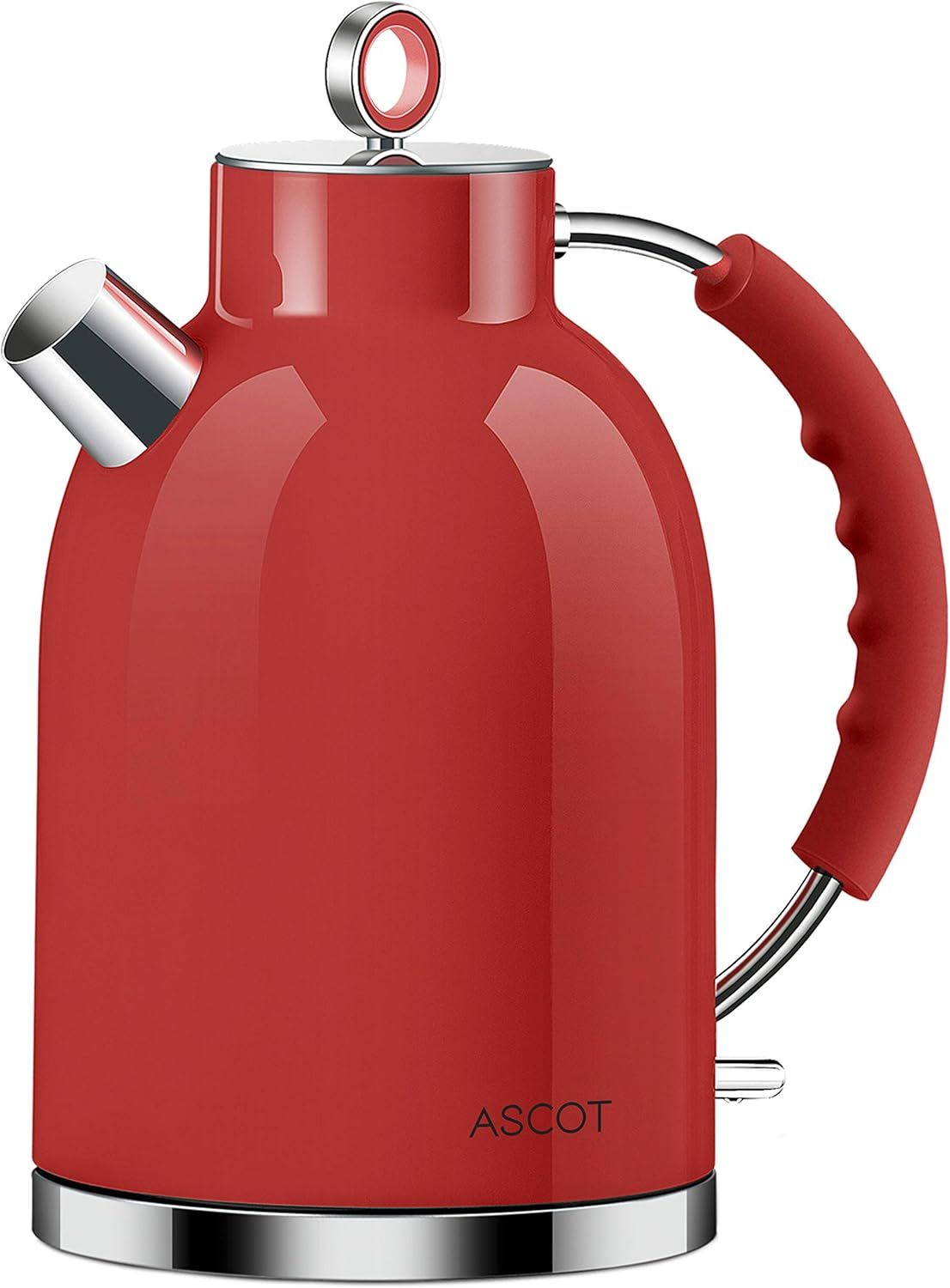 Electric Kettle, ASCOT Stainless Steel Electric Tea Kettle, 1.7QT, 1500W, BPA-Free, Cordless, Aut... | Amazon (US)